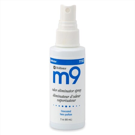 Hollister M9 Odor Eliminator 2 oz, Pump Spray Bottle, Unscented, PK 12 7732